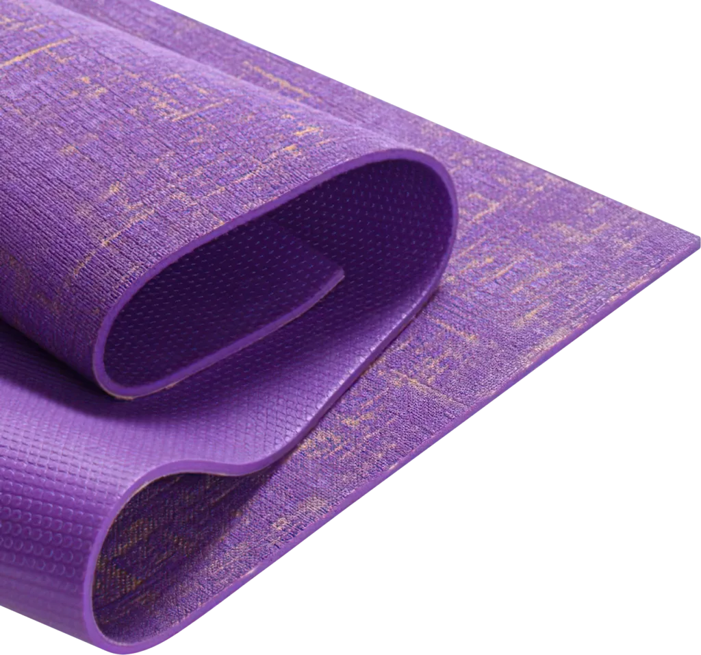 Nærbilde som viser tykkelsen på 0,5 cm på Cratos Yogamatte